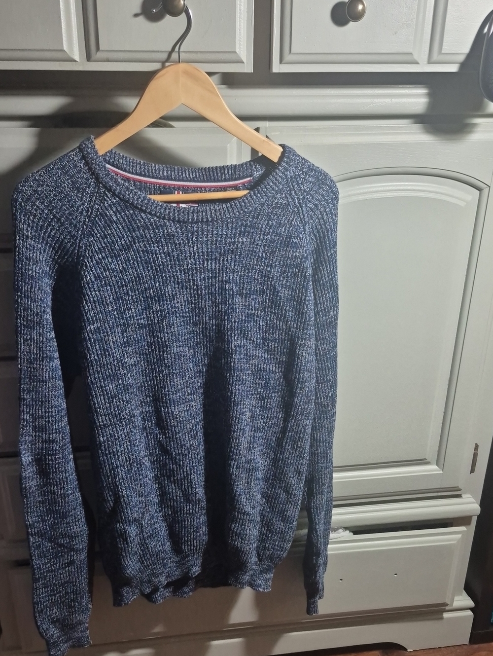 Men’s Crewneck Knit Sweater - Blue